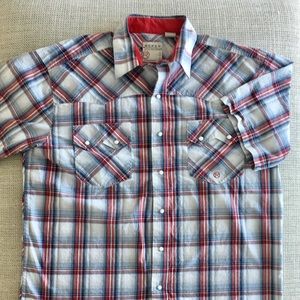 Men’s Roper Short Sleeve Plaid Shirt